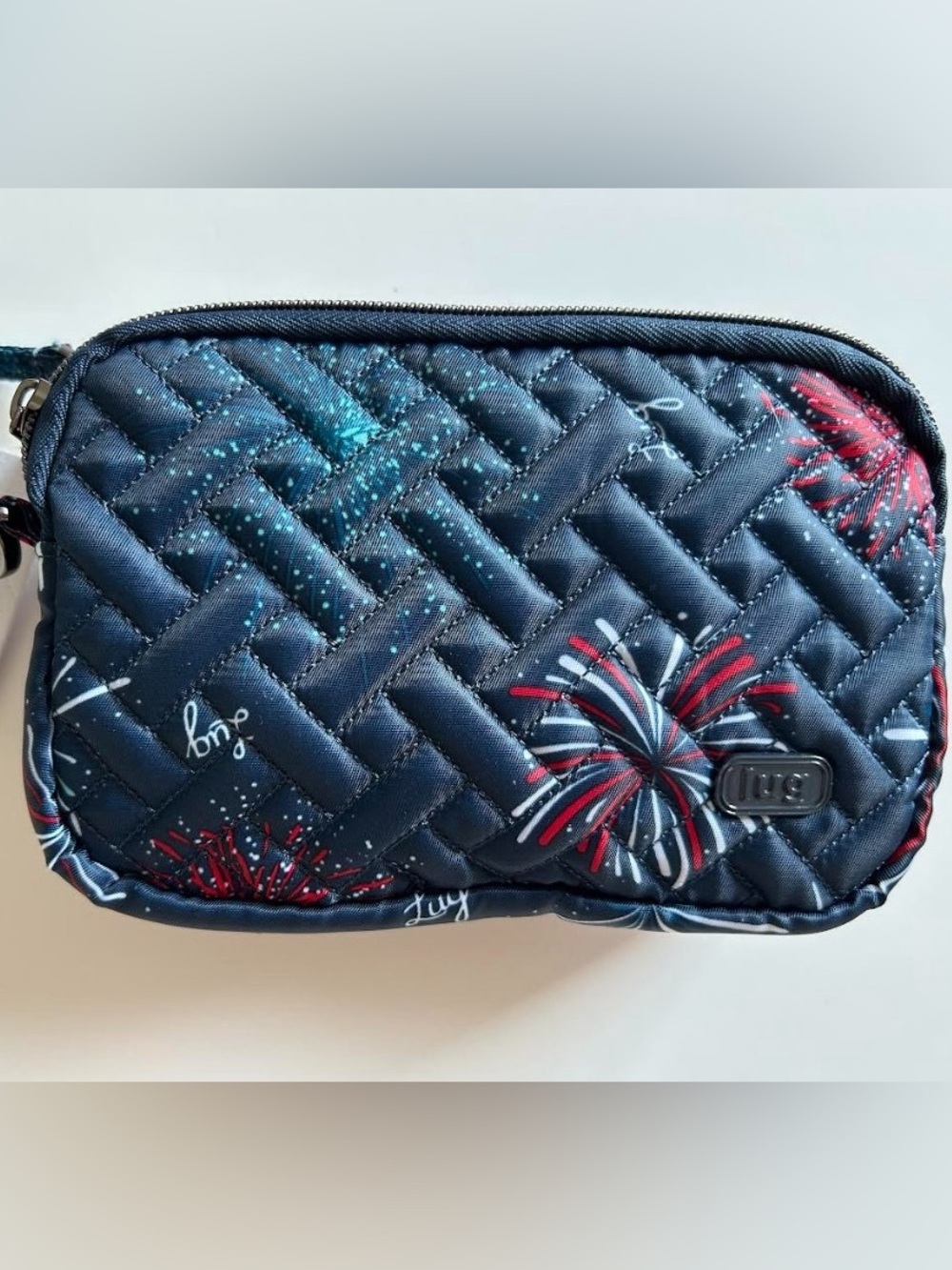 Lug Coupe Convertible Crossbody Firework Navy Blue Belt Bag